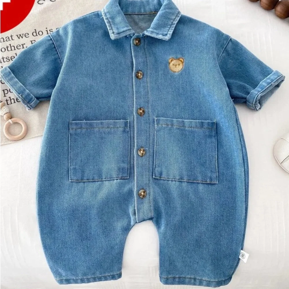 Blue Denim Kids Bodysuit